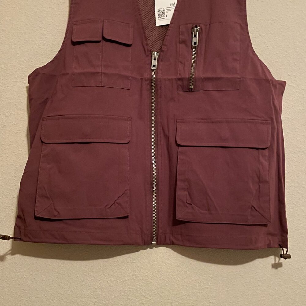 Forever 21, Size L, Mens Oversized, Lightweight, Utility Vest, NEW! - Picture 11 of 12